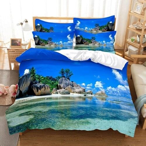 Bedding set duvet cover set 3d bedding digital printing bed linen queen size bedding set fashion design