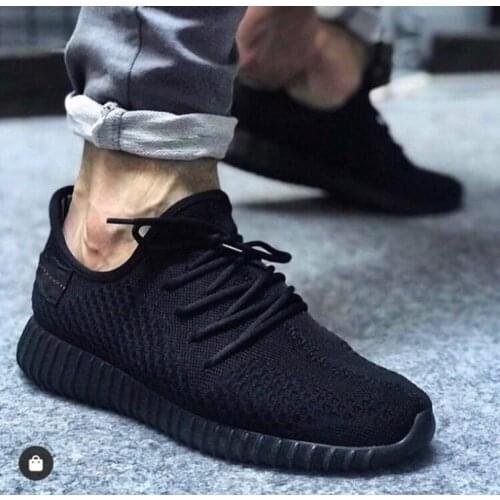 BA0010 Lacing Modeled Casual Base Black Linen Men 'S Sports Shoes