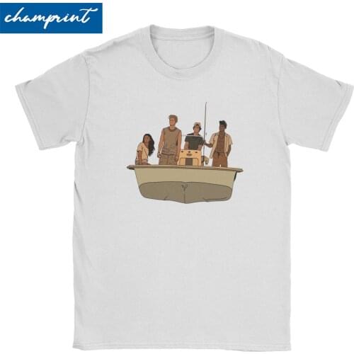 Outer Banks Pogues Kiara JJ John T-Shirt Men Women Vintage 100% Cotton Tees Crewneck Short Sleeve T Shirts Classic Tops