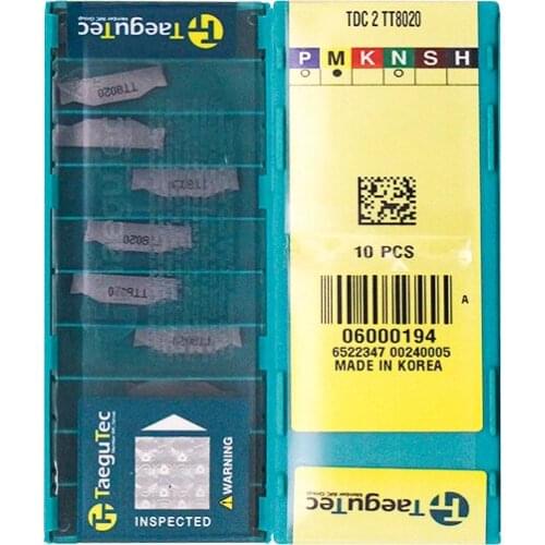 Original TDC2 TT8020 Carbide Inserts Milling Insert Lathe CNC Tools For Turning Insert