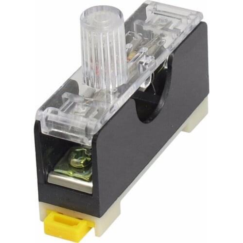 2Pcs/Lot Plastic Single Pole AC250V 10A FS-101 Fuse Holder Base 6mm x 30mm