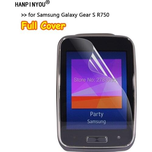 For Samsung Galaxy Gear S R750 Smart Watch HD Clear Full Cover Soft TPU Film Screen Protector (Not Tempered Glass)