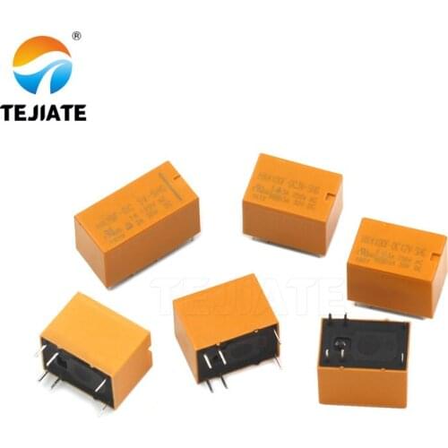 5PCS Small-signal Relay HK4100F-DC3V-SHG 5V 12V 24V 3A 6Pin Multiple Specifications