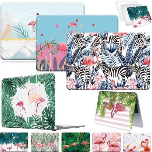 Shockproof Laptop Case for Apple Macbook Air 13" A1369 A1466/Pro 13" A1425/Pro 13" A1706 A1989(touch Bar)- with Flamingo Pattern