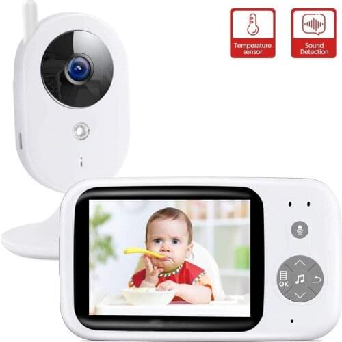 3.5 inch 808 HD smart electronic smart wireless monitor smart camera 2.4g baby wireless monitoring home security system with nig