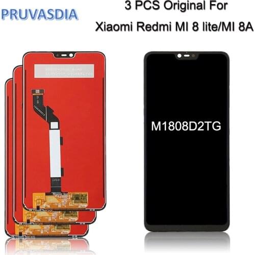 3 Piece/lot For Xiaomi Mi 8 Lite LCD Display Touch Screen For Mi 8 Lite Mi 8X Display Replacement Mi8 Lite M1808D2TG LCD Screen