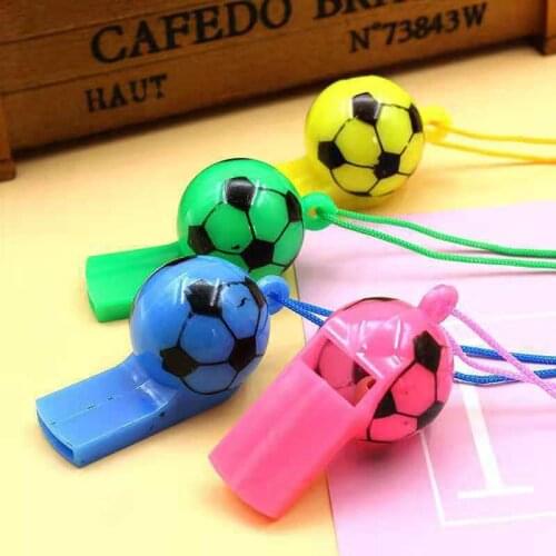 50pcs/lot Football Carnival party whistle Party Birthday party carnival football whistle size 5.8x3.1cm Birthday party gift