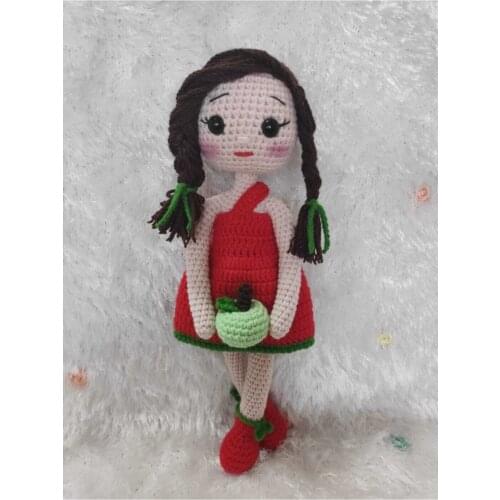 Red Amigurumi Apple Baby