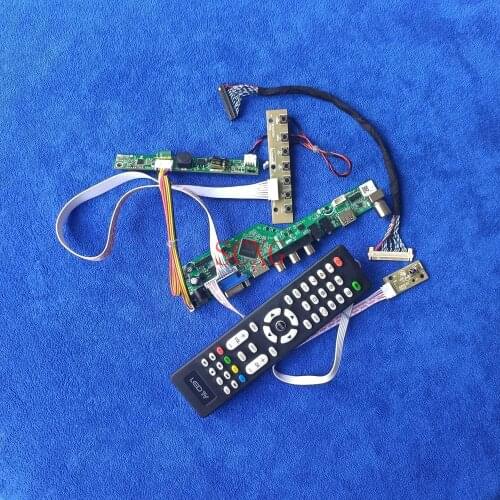 LVDS-30Pin Analog Signal 1920*1080 Fit LTM270HL01/LTM270HL02 HDMI-compatible VGA USB AV Display controller board DIY Kit LED LCD