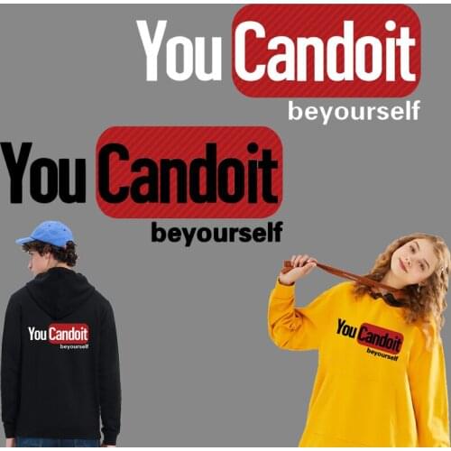 Fashion Brand LOGO Patches Heat Transfers For Clothes Iron-On patch Thermal Transfers Heat Transfer Vinyl Sticker Badge Decor