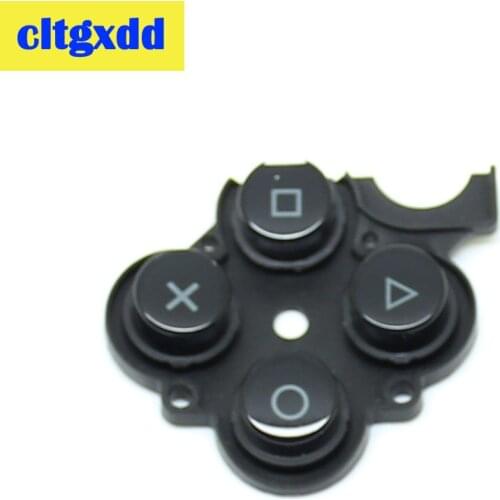 Cltgxdd Black Left & Right Buttons Key Pad Set Repair Replacement for Sony PSP3000 Slim Console Components