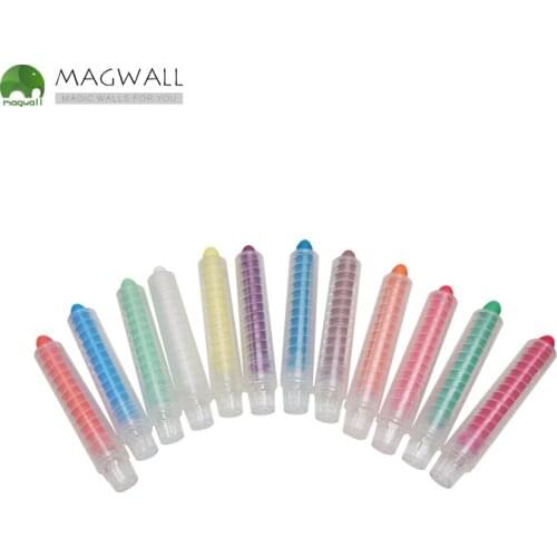 Dust free water-soluble chalk set