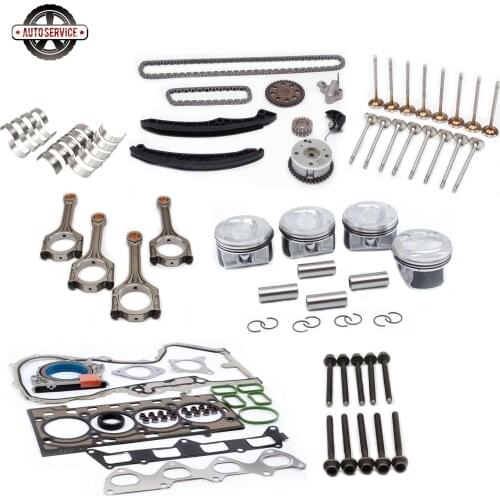 New 03C198401A Engine Pistons & Conrod Connecting Rod Car Assembly Repair Kit For Audi A1 A3 VW Jetta Passat Tiguan 03C107065CK