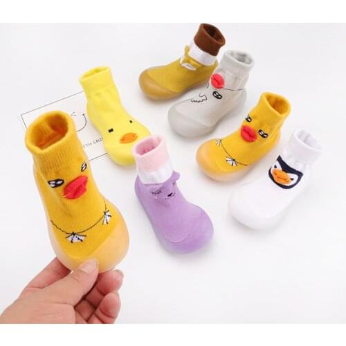 Baby Toddler Shoes Non-Slip Anti-Off Foot Floor Knitted Socks First Walker 5Size 6Color X20 KeDing