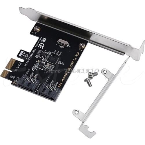 PCIE PCI Express to SATA3.0 2-Port SATA III 6G Expansion Controller Adapter Card Drop Shipping