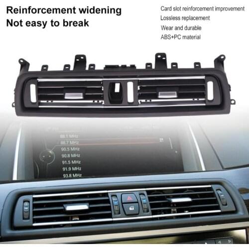 1Pcs Front Center Air Outlet Vent Dash Panel Grille Cover for BMW 5 Series F10 Interior Mouldings Panel Grille