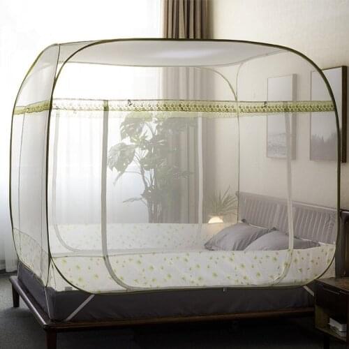 Portable Lace Anti Insect Net Mosquito Net Single Double bed curtain Princess Style Folding Canopy Kids Zanzariera Nets dosel L