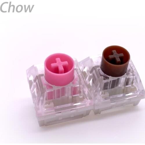 10pcs kailh silent box switch pink/brown Mechanical Keyboard Switch waterproof dustproof linear Tactile