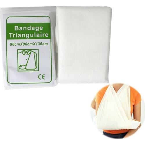 50pcs/lot Medical Bandage Triangular Non-woven Bandage Hanging Around The Neck For Arm Injury People