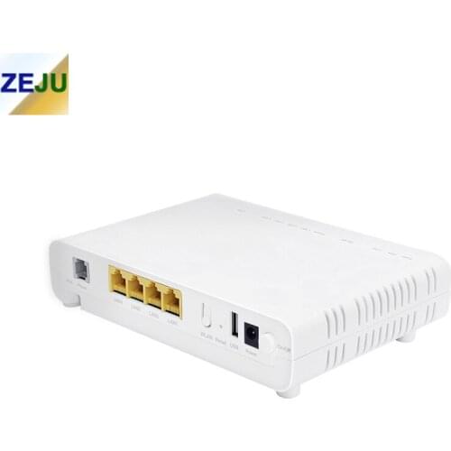 Free Shipping New 4 Port Wifi ONU 1GE 3FE 1POTS GEPON ONU With English Version