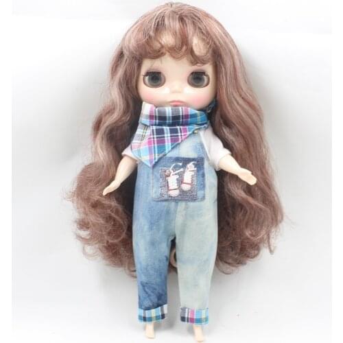 ICY DBS Blyth doll fat Doll icy plump girl fat body jeans white shirt