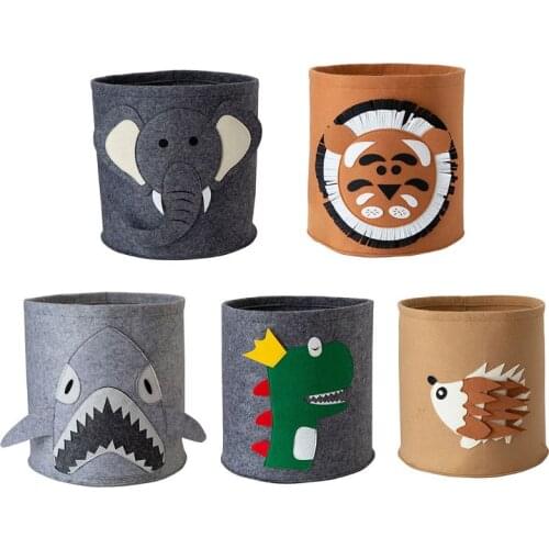 Portable Foldable Large Cartoon Storage Basket For Clothes Laundry Barrel Kids Toys Organizer Bin Baby Diaper Bag Baby Organizer