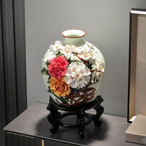 Zq Decoration Home Console Tables Corner Table Living Room TV Cabinet Decorations Large Move House House Moving New Home Gift