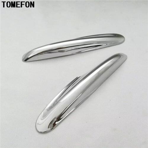 For Chevrolet CAVALIER 2017 New ABS Chrome Front & Rear Fog Light Lamp Cover Trim