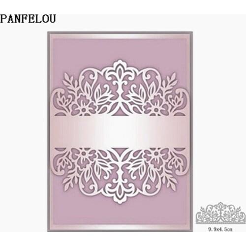 PANFELOU Flower waist metal craft Carbon Steel Cutter paper die cutting dies Scrapbooking/DIY Embossing Easter cards