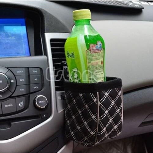 Car Air Vent Mobile Phone Mesh Holder Pocket Debris Storage Organizer Pouch Bag for car accessories