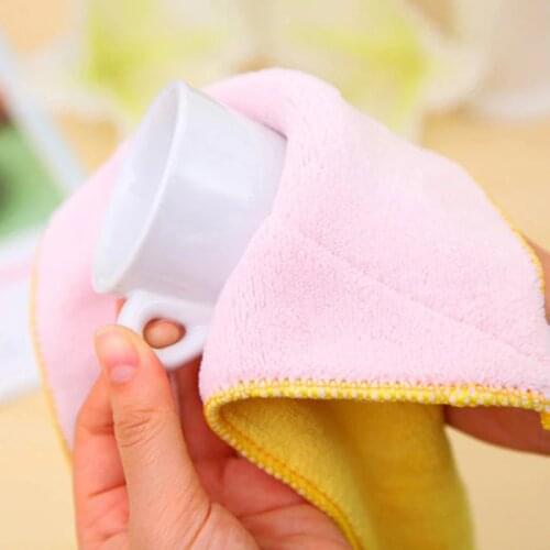 4 PCS microfiber kitchen towel microfibra jardin limpeza pan de casa dish-cloth mikrofaser dish cloth cocina goods Clothes rag