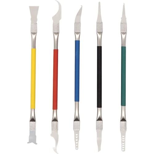 5 in 1 IC Chip Repair Thin Blade CPU NAND Remover BGA Maintenance Knife Glue Disassemble for Phone Laptop PCB Repair Hand Tools