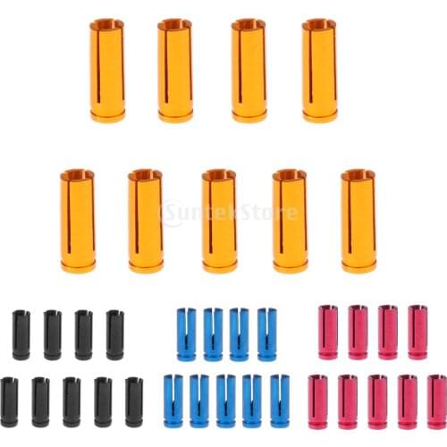 9 Pieces Aluminium Flight Protectors Savers Dart Accessory Universal Black