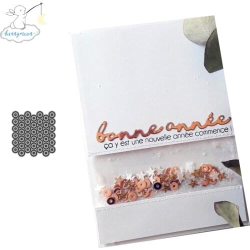 2019 New Arrival round shaker card sequins Metal Cutting Dies and stamps DIY Scrapbooking Card Stencil Paper DIY Cards