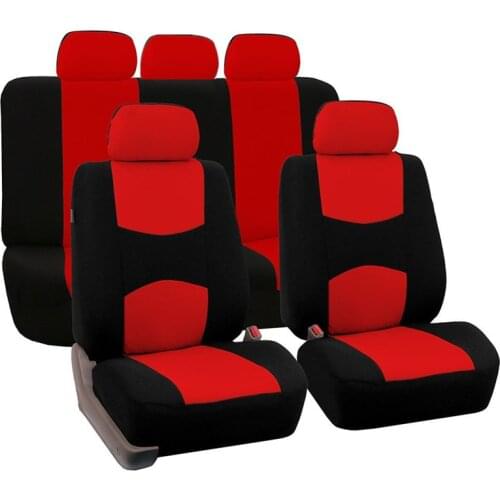 Aimaao Car Seat Covers Full Set 100% Breathable with 3 Mm Composite Sponge For Mazda 3 Bk 6 Alfa Romeo 147 Haval F7 Renault