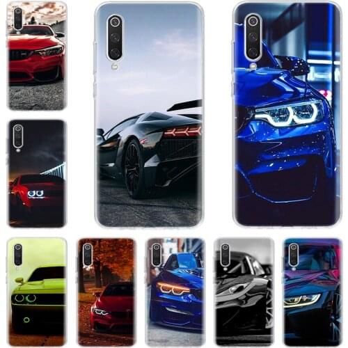 Blue Red Car Phone Case For Xiaomi Redmi Note 10 9S 8T 9 8 7 6 5 Pro S2 9C 9A 8A 7A 6A 5A K30 K20 Cover