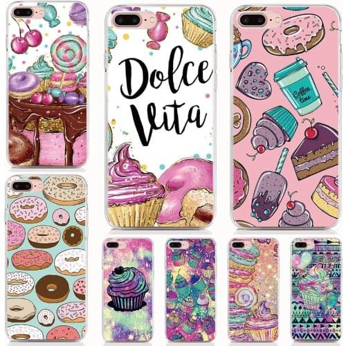 For Wiko Sunny 3 2 Plus 3 Mini Max Sunset 2 Robby 2 Case Soft Tpu Cupcakes Cover Protective Coque Shell Phone Cases