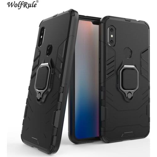 For Xiaomi Redmi Note 6 Pro Case TPU Hard PC Redmi Note 6 Pro Case Ring Holder Stand Magnetic Case For Xiaomi Redmi Note 6 Pro