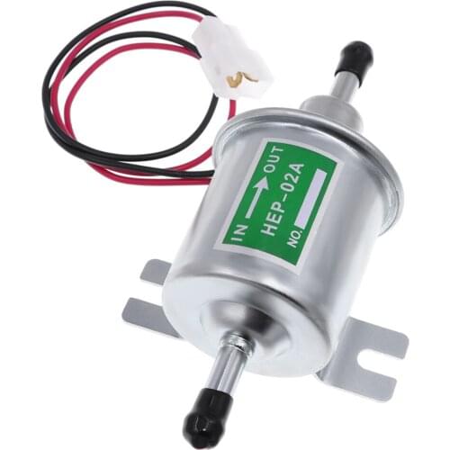 For Car Carburetor Motorcycle Universal Diesel Petrol Gasoline Electric Fuel Pump ATV HEP-02A