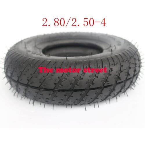 Lightning shipment ATV 2.80/ 2.50-4 inner and outer tire Bent Valve Gas Electric Scooter Bike 2.80/2.50-4 tyre