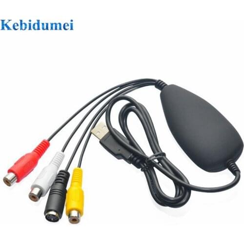 Kebidumei EZCAP172 USB Audio Video Grabber Capture Convert Analog Video From VHS 8MM DVD Player Support Win7/8/10