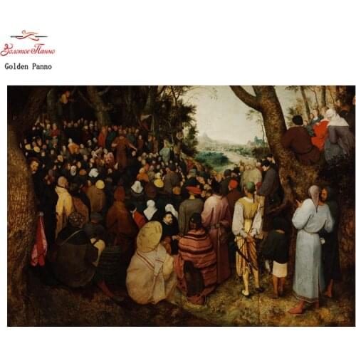 Golden Panno Needlework DIY DMC Cross stitch Sets For Embroidery kits Precise unprinted religion Patterns Counted Cross-stitch