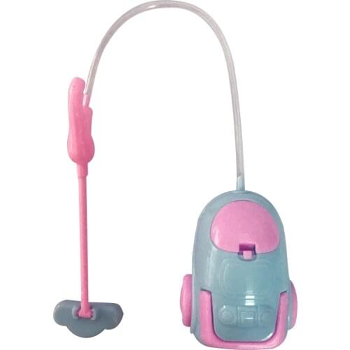 NK One Pcs Doll Accessories Super cute Vacuum Cleaner Doll Furniture For Barbie Doll Child Baby Toys Best Gift for Child DZ