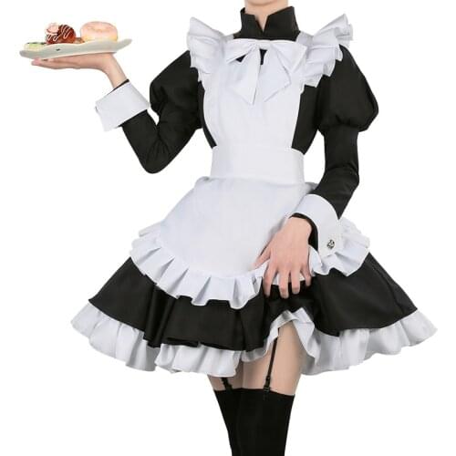 NEW Anime Fate/Grand Order Astolfo Maid Outfit Lolita Dress Cosplay Costume Full Set S-XL For Halloween Cosplay prop