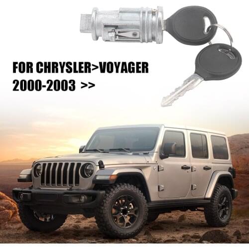 Motor Ignition Switch Cylinder Lock Keys Ignition Lock Cylinder 2 Keys for DODGE CARAVAN CHARGER INTREPID NEON VIPER