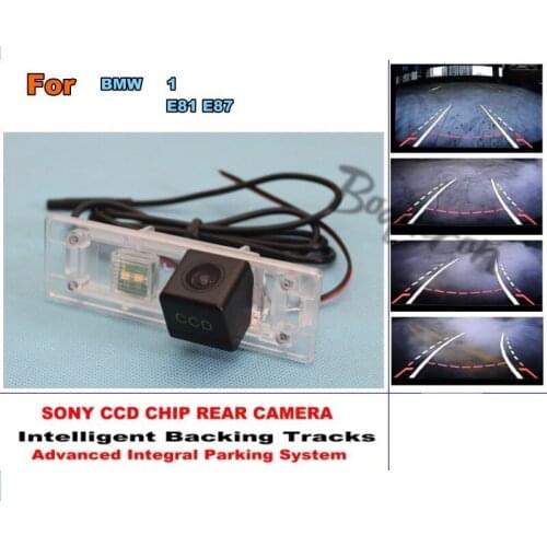 Smart Tracks Chip Camera / For BMW 1 Series E81 E87 HD CCD Intelligent Dynamic Parking Car Rear View Camera