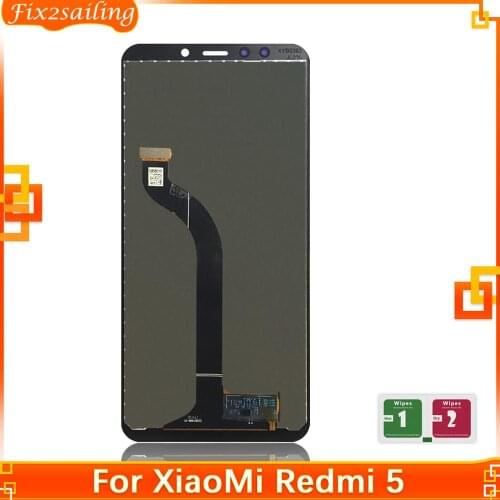 100% Tested LCD Display Touch Screen Digitizer Assembly For XiaoMi Redmi 5 Phone LCD Display Replacement Parts
