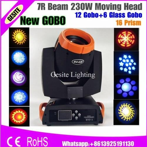 2pcs/lot 7r moving head dmx512 dj disco 230w sharpy beam Professional stage lighting
