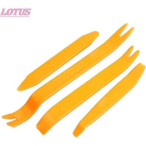 4Pcs Plastic Car Video Audio Radio Dismantle Tools Kit Remove Hand Tool Set
