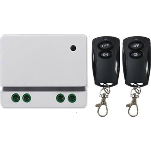 Wireless Remote Control Light Switch 10A Relay Output Radio AC 110V 220 V 1CH Receiver Module+50-500M ON OFF Symbol Transmitter